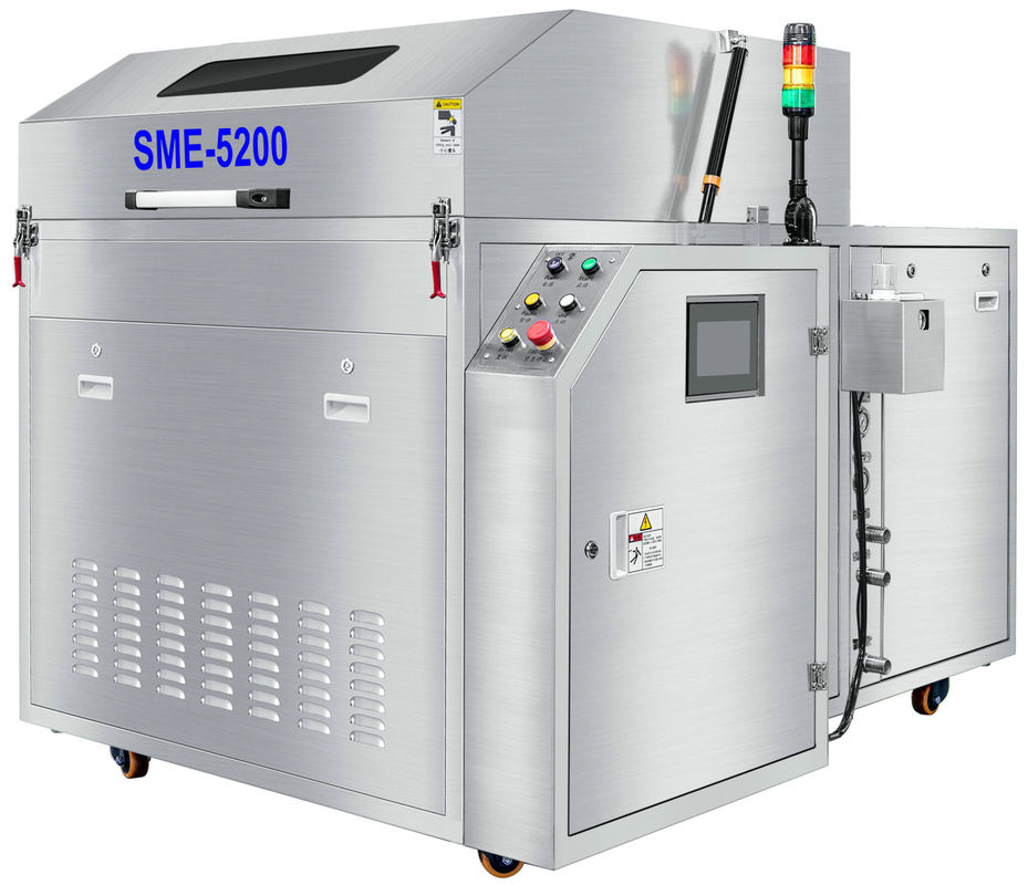 SMT Pallet Flux Spray Cleaning Machine Sterowana przez PLC maszyna do płukania płynną wodą do płukania gorącym powietrzem