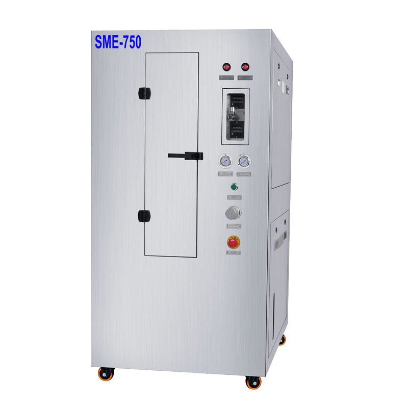 SME-750 Pneumatyczny szablon do czyszczenia 736*736mm pasta lutownicza i szablon z czerwonym klejem Automatyczna maszyna do czyszczenia