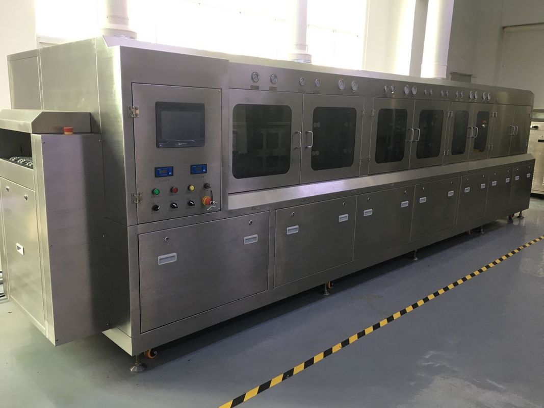 Sus304 półprzewodnikowa pralka chemiczna do pakowania strumienia o szerokości 600 mm netto do części IGBT, IPM i LEADFRAME